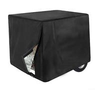 Housse robuste pour générateur d'extérieur fabriquée à partir de tissu Oxford 420D pour la défense contre les intempéries (81 x 61 x 61 cm, noir)