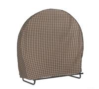 Housse ronde pour étagère à bois de chauffage avec des capacités exceptionnelles d'étanchéité et un sac de rangement pratique