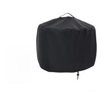 Housse ronde pour four à pizza Gozney XL, housse imperméable et résistante aux déchirures pour barbecue d'extérieur avec cordon de serrage, design coupe-vent et poignée sur le dessus, noir (420D : 92