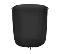 Housse ronde pour foyer, 61 x 68,6 cm, avec cordon de serrage, imperméable, résistante à la décoloration, bouclier isolé pour barbecue, propane, cheminée et extérieur