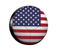 Housse Roue De Secours Premium Couverture De Pneus Drapeau des États-Unis Anti-UV Housse De Roue pour SUV Camion Auto 17 inch