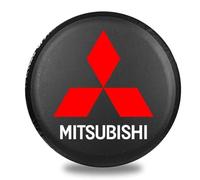 Housse Roue Secours de Voiture pour Mitsubishi Pajero 2019-2023 2024 2025, Auto Housse de Protection,Housse de Pneu de Couverture Roue Protection,Antipoussière,Imperméable,14 inch