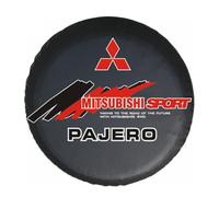 Housse Roue Secours de Voiture, pour Mitsubishi Pajero ASX 2019-2023 2024 2025 Housse de Pneu de Couverture Roue Protection Antipoussière Imperméable,A 15in
