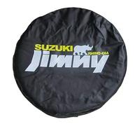 Housse Roue Secours de Voiture, pour Suzuki Jimny 2018-2023 Housse Décoration en Cuir, Accessoires Modification Extérieurs Étanches à la Poussière,14in