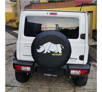 Housse Roue Secours de Voiture, pour Suzuki Jimny Jb64 Sierra Jb74 2019 2020 2021 2022 2023 Housse Décoration en Cuir, Accessoires Modification Extérieurs Étanches à la Poussière