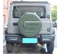 Housse Roue Secours Voiture pour Suzuki Jimny JB64 Sierra JB74W 2019 2020, Housse Pneu Étanche Pneus Housse Anti-poussière Housse Protection Pneu Pièces détachées,Green