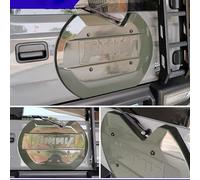 Housse Roue Secours Voiture pour Suzuki Jimny JB64 Sierra JB74W 2019-2025, Housse Pneu Étanche Pneus Housse Anti-poussière Housse Protection Pneu Pièces détachées,Green