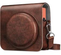 Housse Sac de Caméra pour Fujifilm Instax Square SQ40/SQ1 Appareil Photo Instantané,Pochette Protection Etui Bandoulière Amovible Sac de Voyage Caméra en Cuir PU,.[G47]