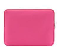 Housse-Sac pour Ordinateur Portable en néoprène avec Fermeture éclair，37×26.5×1.5cm，Compatible with MacBook Pro 16/XPS 15/Legion 5 15-16 inch Laptops，Rose