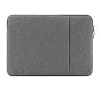 Housse-Sac pour Ordinateur Portable Oxford avec Doublure en Polaire，21×15.5×1.5cm，Compatible with iPad Mini 6/Game Switch Lite/Galaxy Tab A7 Lite 7-9 inch Small Devices，Gris 2