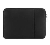 Housse-Sac pour Ordinateur Portable Oxford avec Doublure en Polaire，21×15.5×1.5cm，Compatible with iPad Mini 6/Game Switch Lite/Galaxy Tab A7 Lite 7-9 inch Small Devices，Noir