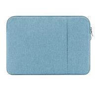 Housse-Sac pour Ordinateur Portable Oxford avec Doublure en Polaire，21×15.5×1.5cm，Compatible with iPad Mini 6/Nintendo Switch Lite/Galaxy Tab A7 Lite 7-9 inch Small Devices，Bleu