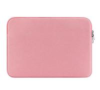 Housse-Sac pour Ordinateur Portable Oxford avec Doublure en Polaire et Fermeture éclair Double，36×25×2cm，Compatible with MacBook Pro 14/XPS 14/ThinkPad X1 Carbon 13-14 inch Laptops，Pink