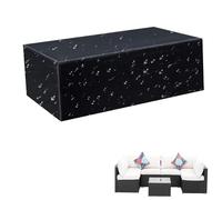 Housse Salon de Jardin 100x60x100cm Oxford Tissu Housse de Protection pour Mobilier Housse de Table de Jardin Imperméable Bâche de Protection avec Corde et Boucle Verrouillage Différentes Tailles