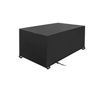 Housse Salon de Jardin 210x120x80cm Le Noir 420D Oxford Résistant À La Déchirure pour Anti-UV étanche avec Boucle Verrouillage Différentes Tailles Rectangulaire Housse de Meubles