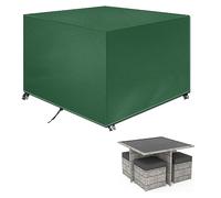 Housse Salon de Jardin Carré, Housse de Table de Jardin Imperméable, Bache Salon de Jardin Exterieur Résistante aux Intempéries et aux Déchirures, Housse Hivernage Table de Jardin, (70x70x70cm)