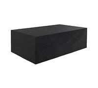 Housse Salon de Jardin Différentes Tailles Protection Bache Table de Jardin Mobilier Extérieur Imperméable Coupe-Vent Anti-UV Résistant Au Froid Housse de Meuble Tissu Oxford Noir 240x240x90cm
