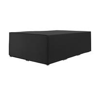 Housse salon de jardin - Outsunny - étanche - anti-UV - avec œillets et cordes de fixation - 222 x 155 x 67 cm - noir