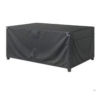 Housse salon de jardin - Outsunny - imperméable anti-UV avec évent et sac de rangement - tissu oxford 420D - 180x120x74cm - noir