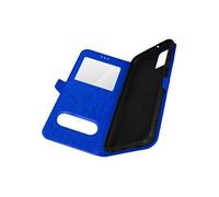 Housse Samsung Galaxy A03s et A02s avec Clapet Double Fenêtre Support Vidéo bleu