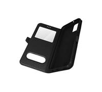 Housse Samsung Galaxy A03s et A02s avec Clapet Double Fenêtre Support Vidéo noir