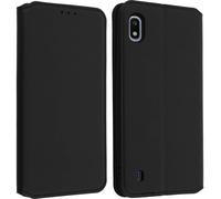 Housse Samsung Galaxy A10 Étui Folio Fonction Support Vidéo Noir