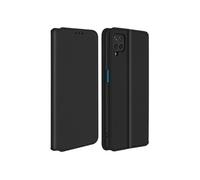 Housse Samsung Galaxy A12 Etui Folio Portefeuille Fonction Support noir