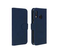 Housse pour Samsung Galaxy A20e Étui Porte-cartes Fonction Support bleu nuit