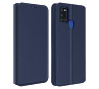 Housse pour Samsung Galaxy A21s Étui Folio Portefeuille Fonction Support Bleu nuit