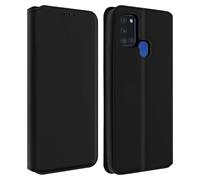 Housse pour Samsung Galaxy A21s Folio Portefeuille Fonction Support Noir