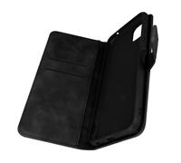 Housse Samsung Galaxy A22 5G Effet Daim Portefeuille Support Vidéo Forcell noir