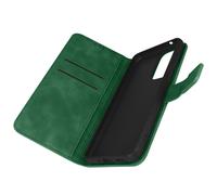 Housse Samsung Galaxy A33 5G Effet Daim Portefeuille Support Vidéo Forcell vert