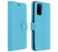 Housse pour Samsung Galaxy S20 Étui Folio Porte carte Support Vidéo - bleu