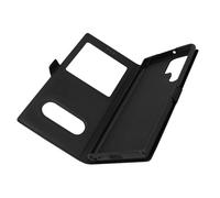 Housse Samsung Galaxy S22 Ultra - AVIZAR - Noir - Fenêtre Double - Support Vidéo