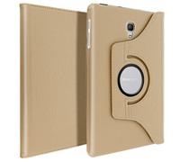Housse pour Samsung Galaxy Tab A 10.5 Etui Ajustable Support Orientable 360° Or