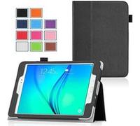 Housse Samsung Galaxy Tab A 7 pouces 2016 / Tab A6 SM-T280/SM-T285 Cuir Style noire avec Stand - Etui coque noir de protection tablette Samsung Galaxy Tab A 7.0 2016 Wifi / 4G (PU CUIR) - accessoires