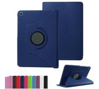 Housse Samsung Galaxy TAB A8 2021 10,5 pouces SM-X200 / SM-X205 / SM-X207 rotative bleue navy - Etui coque bleu foncé de protection 360 degrés tablette New Galaxy TAB A 8.0 2021 10.5 - Accessoires poc