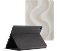 Selencia Selencia Coque tablette Vivid Samsung Galaxy Tab A9 Plus Desert Waves Beige Multicolore