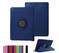 Housse Samsung Galaxy Tab S5e 10,5 2019 Wifi - 4G/LTE rotative bleue navy - Etui coque bleu foncé de protection 360 degrés tablette Galaxy Tab S5E 10.5 SM-T720 / SM-T725 - accessoires pochette XEPTIO 
