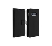Coque et étui téléphone mobile Avizar Housse Samsung S10e Etui Folio Portefeuille Fonction Support Vidéo - noir