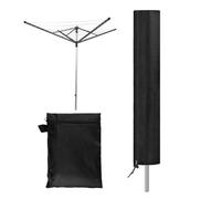 Housse Sechoir Parapluie Imperméable 168cm X 16cm X 16cm, Oxford Housse de Protection pour Séchoir, Housse pour Corde à Linge Rotative avec Fermeture éClair, Utilisation par Tous Temps Toute L'Année