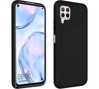 Housse semi-rigide en silicone pour téléphone portable Huawei P40 Lite, Soft Touch - Noir