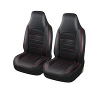 Housse siège Auto Housses Siège Auto Cuir pour Peugeot 308 CC(ROUGE-2PCS)