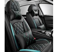 Housse Siège Auto pour BMW 1 Series F20 F21 LCI M135i 116i 116d 118i 120i 120d 125i 125d 128i 2015-2019, Enveloppement Complet 5 Places Protection Intérieure Accessoires Voiture Avant Et Arrière