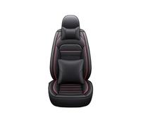 Housse siège Auto pour Peugeot 207 207CC 207 SW 206 206CC 206 SW 208 307 308 2008 3008 Housse Siège Auto(Black Red 5-Seat)