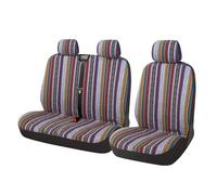 Housse siège Auto pour Peugeot pour Boxer pour Expert 2 + 1 Housses Siège Voiture Protecteur(3-Seater A)