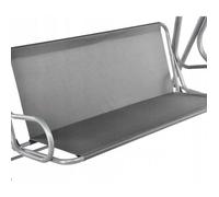 Housse siège jardin balançoire - Couvre-siège swing 2 et 3 places 138x50x50cm gris
