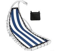 Housse Siège pour balançoire pour textilene Rayée 64x197cm Housse(Dark Blue)