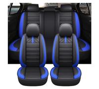 Housse Siege Protection Housse De Coussin Siège Voiture, Ensemble Complet D'accessoires En Cuir Pour Ford Pour Focus Couverture Couvre Sieges(Bleu,5 PCS)