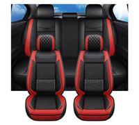 Housse Siege Protection Housses De Siège Voiture Accessoires D'intérieur Ensemble Complet Pour Nissan Pour Juke Couverture Couvre Sieges(5 PCS red)